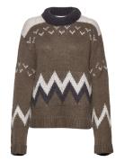 Morning Knit Tops Knitwear Jumpers Multi/patterned Camilla Pihl