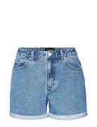 Vmzuri Hr Loose Denim Shorts Mix Ga Noos Bottoms Shorts Denim Shorts Blue Vero Moda