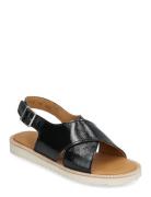 Sandals - Flat - Open Toe - Op Shoes Summer Shoes Sandals Black ANGULUS