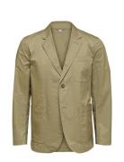 Slhreg-Loik Blz W Suits & Blazers Blazers Single Breasted Blazers Green Selected Homme