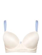 Offbeat Uw Moulded Demi T-Shirt Bra Lingerie Bras & Tops Full Cup Bras White Freya