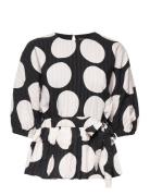 Louisa, 1435 Seersucker Tops Blouses Short-sleeved Multi/patterned STINE GOYA