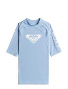 Wholehearted Ss Tops T-Kortærmet Skjorte Blue Roxy