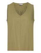 Frjuna Top 1 Tops T-shirts & Tops Sleeveless Green Fransa