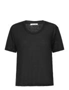 Sakayla T-Shirt 15202 Tops T-shirts & Tops Short-sleeved Black Samsøe Samsøe