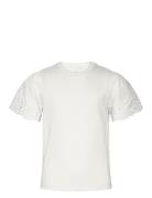 Vmemily Ss O-Neck Top Jrs Girl Noos Tops T-Kortærmet Skjorte White Vero Moda Girl