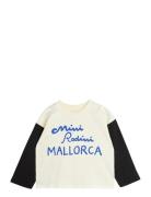 Mallorca Sp Ls Tee Tops T-shirts Long-sleeved T-Skjorte Multi/patterned Mini Rodini