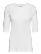 Slim Lightweight Ss T-Shirt Tops T-shirts & Tops Short-sleeved White GANT