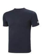 Hh Tech T-Shirt Sport T-Kortærmet Skjorte Navy Helly Hansen
