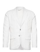 Cotton Linen Blazer Suits & Blazers Blazers Single Breasted Blazers White Lindbergh