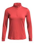 Ua Playoff 1/4 Zip Sport Sweatshirts & Hoodies Fleeces & Midlayers Red Under Armour