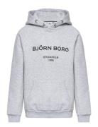 Borg Hoodie Tops Sweatshirts & Hoodies Hoodies Grey Björn Borg