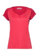 Play Cap Sleeve Top Women Sport T-shirts & Tops Short-sleeved Red Babolat