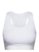 Nb Sleek Medium Support Pocket Sports Bra Sport Bras & Tops Sports Bras - All White New Balance