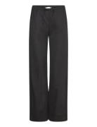 Wideleg Trousers With Elastic Waist Bottoms Trousers Wide Leg Black Mango