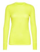 Structure Long Sleeve Sport T-shirts & Tops Long-sleeved Yellow Röhnisch