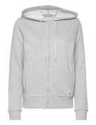 Jacket W/Hood L/S Tops Sweatshirts & Hoodies Hoodies Grey United Colors Of Benetton