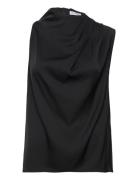 Lima Silk Tank Tops Blouses Sleeveless Black Ahlvar Gallery