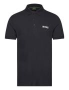 Paule Sport Polos Short-sleeved Navy BOSS