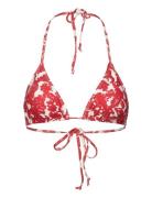 Triangle Bikini Top Swimwear Bikinis Bikini Tops Triangle Bikinitops Red Rosemunde