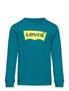 Levi's® Long Sleeve Batwing Tee Tops T-shirts Long-sleeved T-Skjorte Blue Levi's
