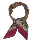 Cotton Bandana Accessories Scarves Lightweight Scarves Burgundy Portia 1924