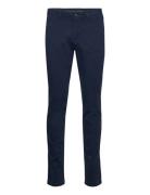 Stretch Slim Bottoms Trousers Chinos Navy Tom Tailor