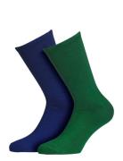 Merino Lifestyle 2-Pack Lingerie Socks Regular Socks Green Alpacasocks&Co