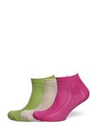 Glitter Dollie Sock 3 Pack Lingerie Socks Footies-ankle Socks Multi/patterned Becksöndergaard
