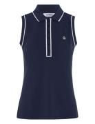 Sleeveless Veronica Polo Sport T-shirts & Tops Polos Navy Original Penguin Golf