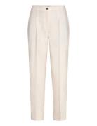 D6Heston Straight Crop Pants Bottoms Trousers Straight Leg Cream Dante6