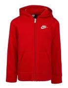 Nkn Club Fleece Fz Hoodie / Nkn Club Fleece Fz Hoodie Sport Sweatshirts & Hoodies Hoodies Red Nike