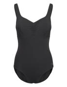 Womens Shaping Aquanite 1 Pc Sport Swimsuits Black Speedo