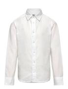 Jjelinen Blend Shirt Ls Sn Jnr Tops Shirts Long-sleeved Shirts White Jack & J S