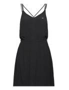 Tjw Essential Strappy Dress Kort Kjole Black Tommy Jeans