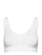 Bra Joy Seamless Top Lingerie Bras & Tops Soft Bras Tank Top Bras White Lindex