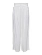 Onltokyo Life Hw Linen Blend Pnt Noos Bottoms Trousers Wide Leg White ONLY