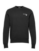 Nb Classic Core Fleece Crew Sport Sweatshirts & Hoodies Sweatshirts Black New Balance