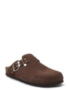 Louisesw Slip-Ins Shoes Mules & Slip-ins Flat Mules Brown Sofie Schnoor