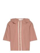 Nmfdolly 1/2 Loose Short Shirt Lil Tops Blouses & Tunics Brown Lil'Atelier