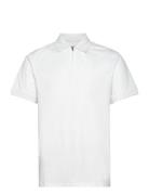 Clean Formal Polo S/S Tops Polos Short-sleeved White Clean Cut Copenhagen