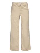 Nkfrose Wide Twi Pant 1115-Tp Noos Bottoms Jeans Wide Jeans Beige Name It