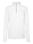 Newport Half Zip Sport Sweatshirts & Hoodies Fleeces & Midlayers White Calvin Klein Golf