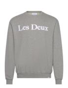 Charles Sweatshirt Tops Sweatshirts & Hoodies Sweatshirts Grey Les Deux