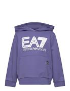 Sweatshirts Sport Sweatshirts & Hoodies Hoodies Purple EA7