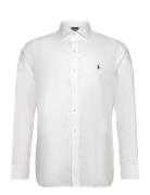 Regent Slim Fit Textured Shirt Tops Shirts Business White Polo Ralph Lauren