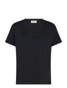 Bs Adrianne Regular Fit T-Shirt Tops T-shirts & Tops Short-sleeved Black Bruun & Stengade