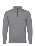 Newport Half Zip Sport Sweatshirts & Hoodies Fleeces & Midlayers Grey Calvin Klein Golf
