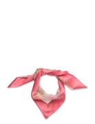 Margot Floral Silk Square Scarf Accessories Scarves Lightweight Scarves Pink Lauren Ralph Lauren