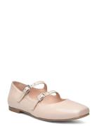 Biaemily Karré Mary Jane Nappalak Ballerinasko Ballerinaer Beige Bianco